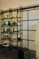HKLIVING Acrylic cabinet olive green 240cm small and high