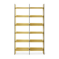 HKLIVING Acrylic cabinet olive green 240cm small and high