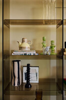 HKLIVING Acrylic cabinet olive green 240cm small and high