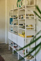 HKLIVING Raw wood cabinet cream