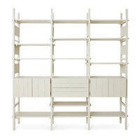 HKLIVING Raw wood cabinet cream
