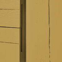 HKLIVING Raw wood cabinet mustard