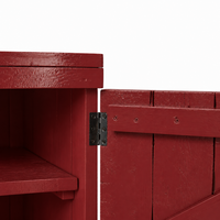 HKLIVING Raw lowboard burgundy (gloss)