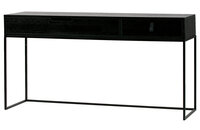 WOOOD Essentials Silas sidetable black night geborsteld