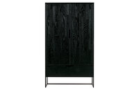 WOOOD Essentials Silas 2-deurs kast black night geborsteld