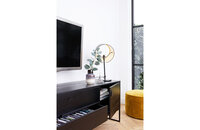 WOOOD Essentials Silas tv meubel black night