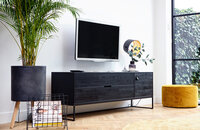 WOOOD Essentials Silas tv meubel black night