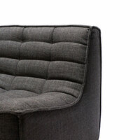 Ethnicraft N701 sofa - 3 seater dark grey