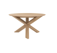 Ethnicraft Circle dining table oak 136cm