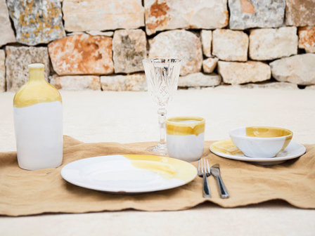 Taste of Puglia dinnerbord geel