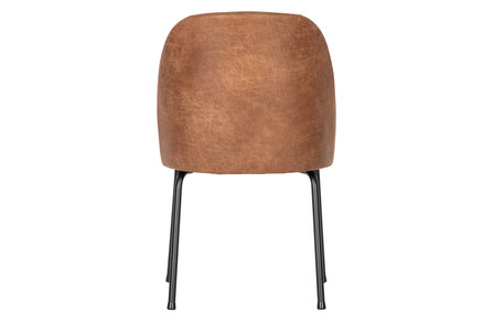 WOOOD Premium Vogue eetkamerstoel leer cognac