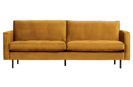 WOOOD Premium Rodeo classic bank 2,5-zits velvet oker