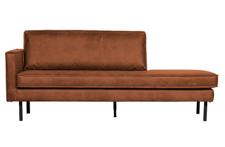 WOOOD Premium Rodeo daybed left cognac