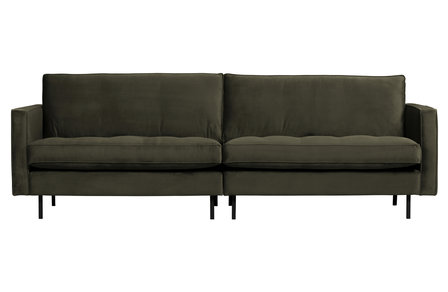 WOOOD Premium Rodeo classic bank 3-zits velvet dark green hunter