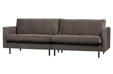 WOOOD Premium Rodeo classic bank 3-zits velvet taupe