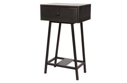 WOOOD Premium Sidetable Skybox zwart