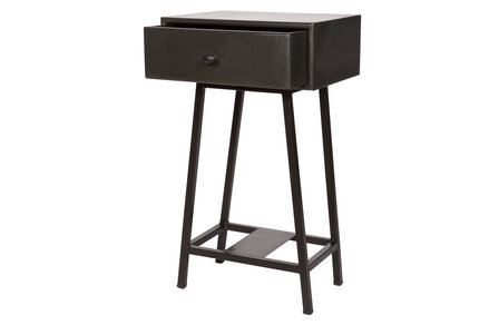 WOOOD Premium Sidetable Skybox zwart