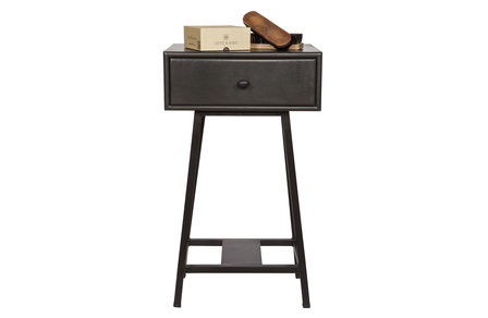 WOOOD Premium Sidetable Skybox zwart