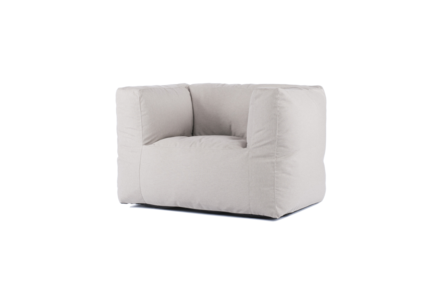 Bryck Chair 1 zits SMOOTH COLLECTION Semi-white 1