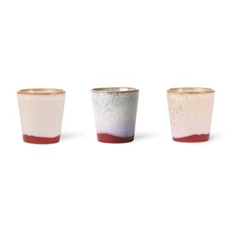 HKLIVING 70s ceramics: coffee mug, frost