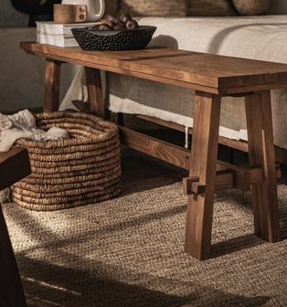 dbodhi artisan side bench teak 120