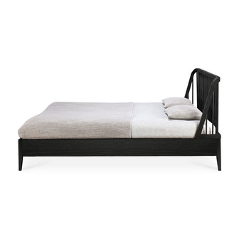 Ethnicraft oak Spindle black bed