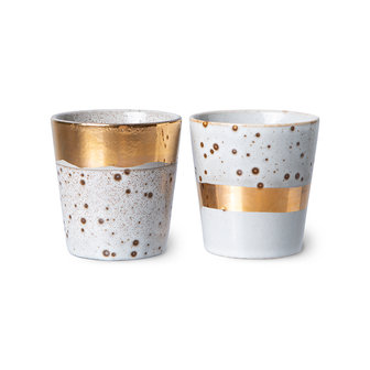 HKliving 70s ceramics: coffee mug, christmas special 2021, coffee mug, sparkle