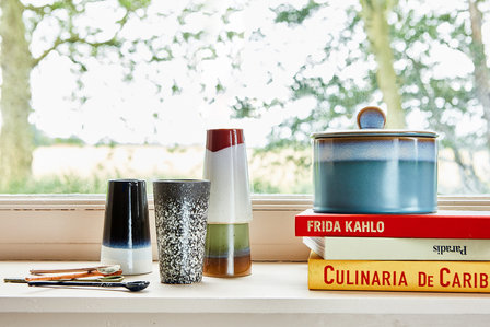 HKLIVING 70s ceramics: latte mug, arctic