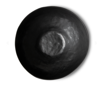 HKLIVING bold &amp; basic ceramics: large bowl black 