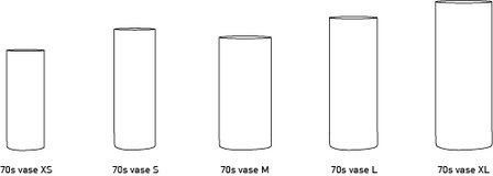 HKliving 70s ceramics: vase M, grain