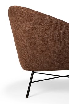 Ethnicraft Barrow lounge chair copper