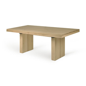 Ethnicraft Oak Double extendable dining table 