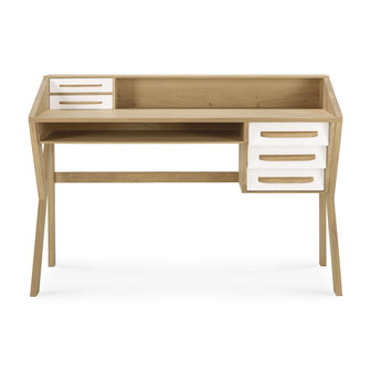 Ethnicraft Origami desk oak white