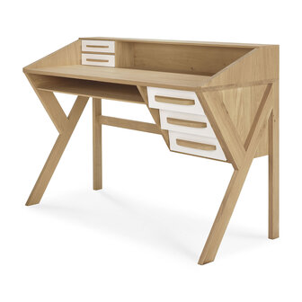 Ethnicraft Origami desk oak white