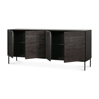 Ethnicraft teak Grooves sideboard 4 deuren