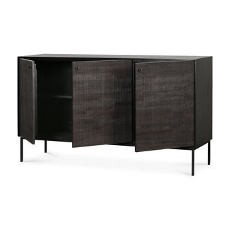 Ethnicraft teak Grooves sideboard 3 deuren