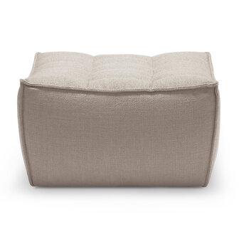 Ethnicraft N701 sofa - footstool- Beige