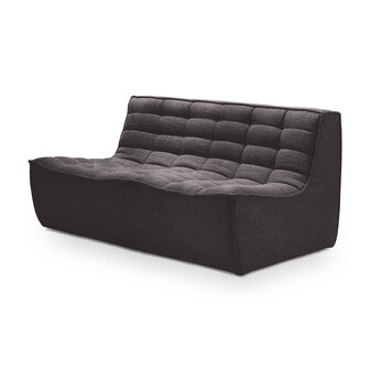 Ethnicraft N701 sofa - 2 seater - Dark grey