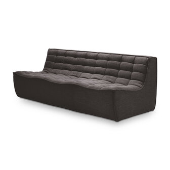 Ethnicraft N701 sofa - 3 seater dark grey