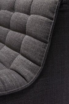 Ethnicraft N701 sofa -corner Dark grey