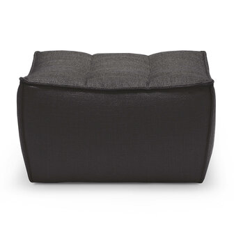 Ethnicraft N701 sofa - footstool- Dark grey