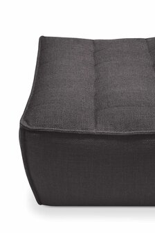 Ethnicraft N701 sofa - footstool- Dark grey