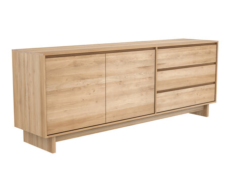 Ethnicraft Oak Wave Sideboard 