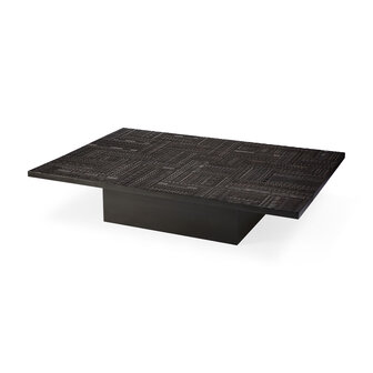 Ethnicraft Teak Tabwa Blok black coffee table 