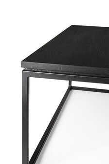 Ethnicraft Oak Thin black coffee table