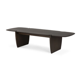 Ethnicraft Mahogany PI dark brown coffee table