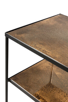 Ethnicraft Bronze Copper sofa console