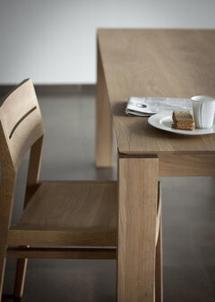 Ethnicraft Oak Slice dining table 160 cm 