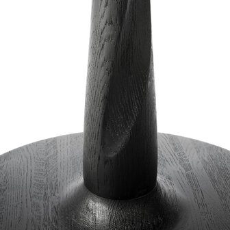 Ethnicraft Oak Torsion square black dining table