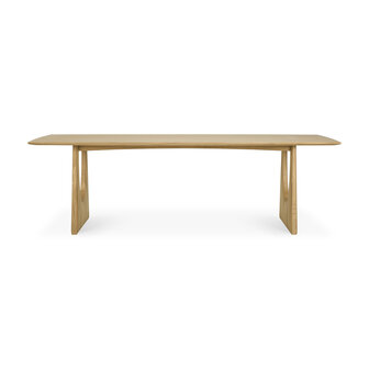 Ethnicraft Oak Geometric dining table 220cm